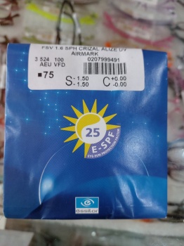 Mắt kính Essilor Crizal Alize 1.60